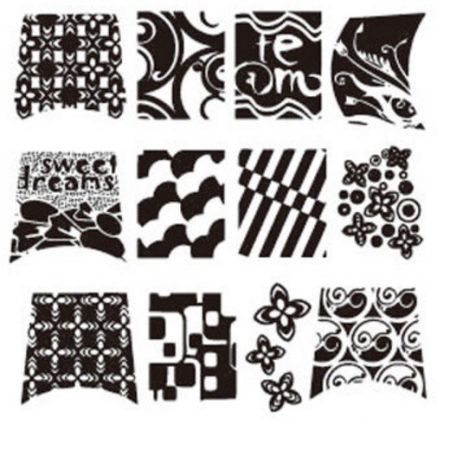 Plaque de Stamping fleur, motif integral, sweet dreams