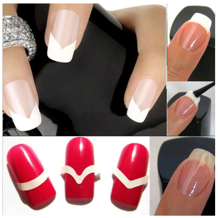 Guides French Manucure Trois Formes / Pochoir pour French Manucure