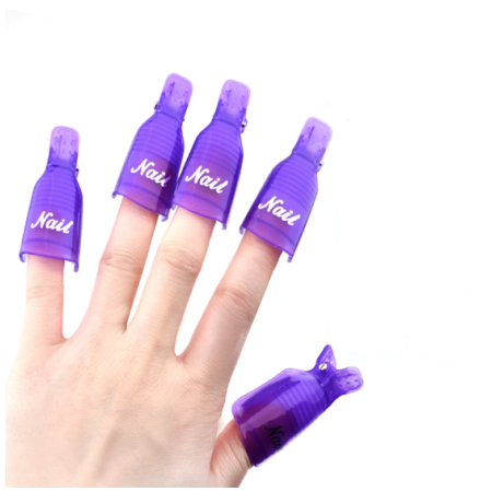 Pinces Dépose Vernis Semi-Permanent - Violet