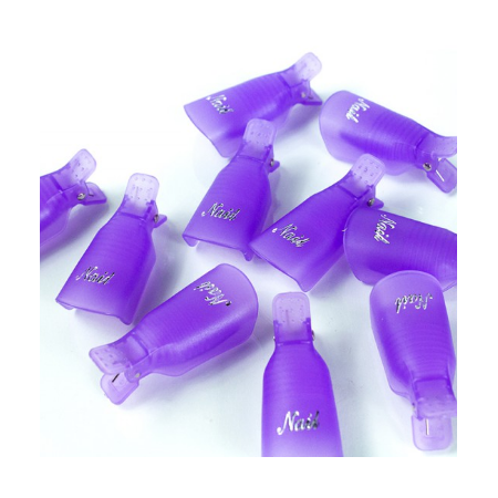 Pinces Dépose Vernis Semi-Permanent - Violet
