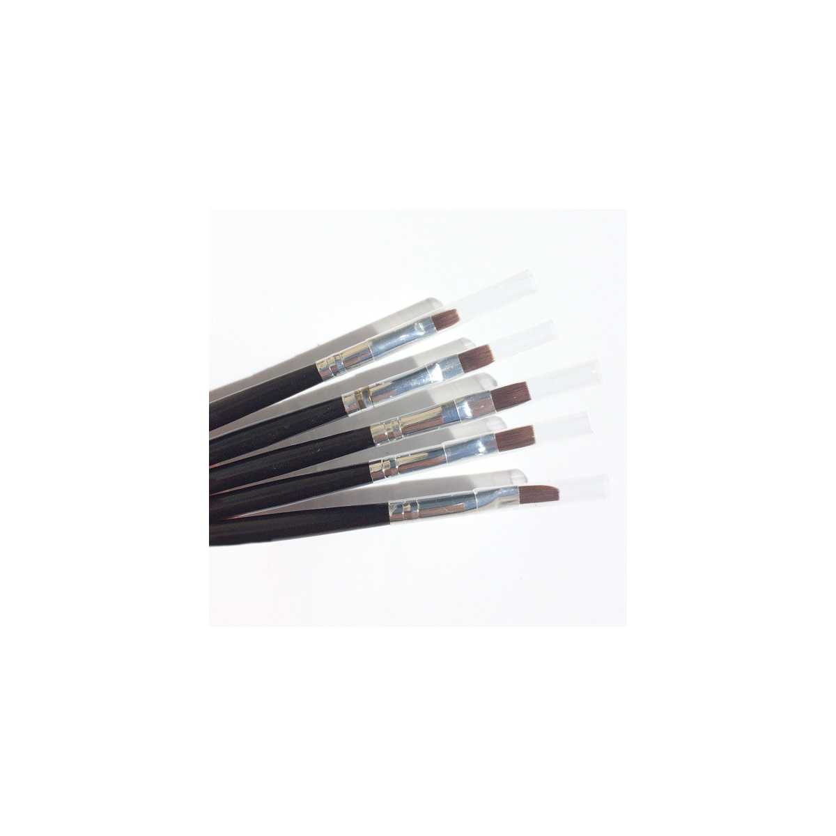 Lot de 5 Pinceaux Gel UV et Acrylique