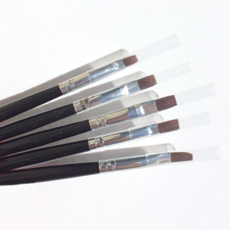 Lot de 5 Pinceaux Gel UV et Acrylique
