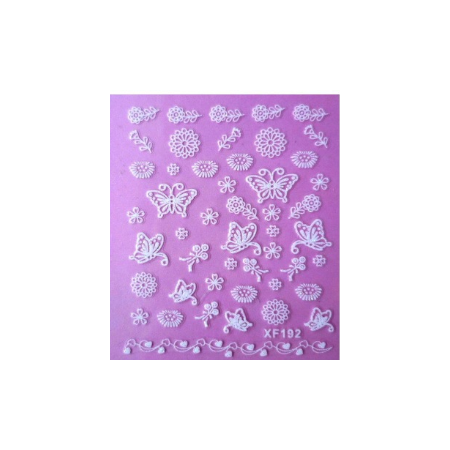 Stickers Papillons et Fleurs