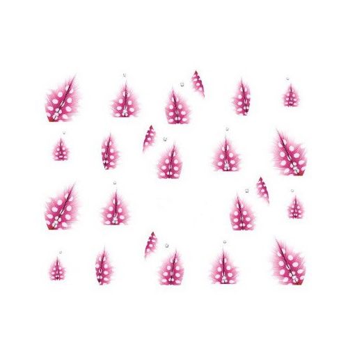 Water Decals Plumes - Rose