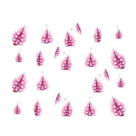 Water Decals Plumes - Rose