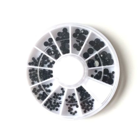 Roue de Strass Noirs