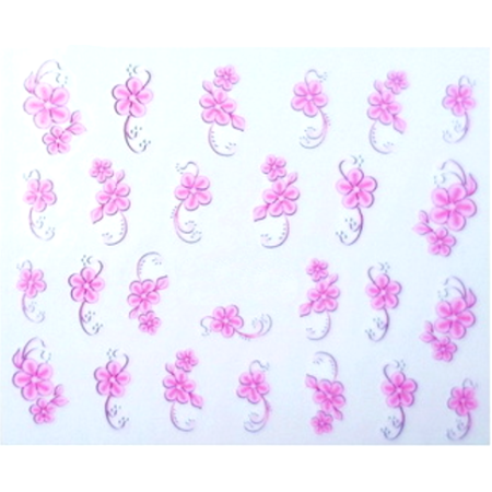 Water Decals Fleurs Roses