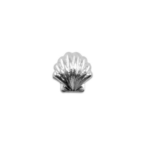 Bijoux pour Ongles - Coquillage Argent - Lot de 5
