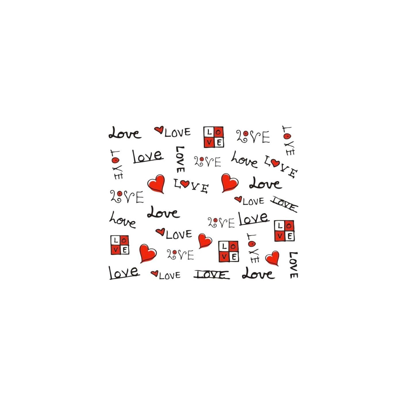 Sticker coeur rouge - Sticker A moi