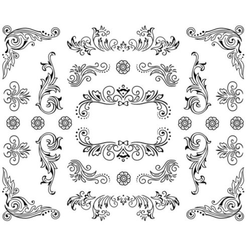 Water Decals Dentelle et Arabesques