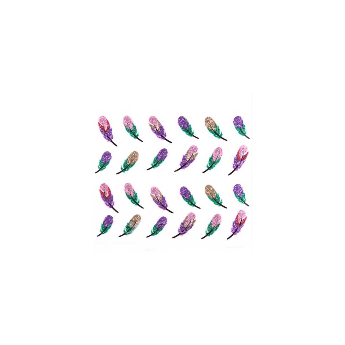 Stickers à Paillettes Plumes Colorées https://www.kit-manucure.com/1779-thickbox_default/stickers-nail-art-plumes-colorées-à-paillettes.jpg
