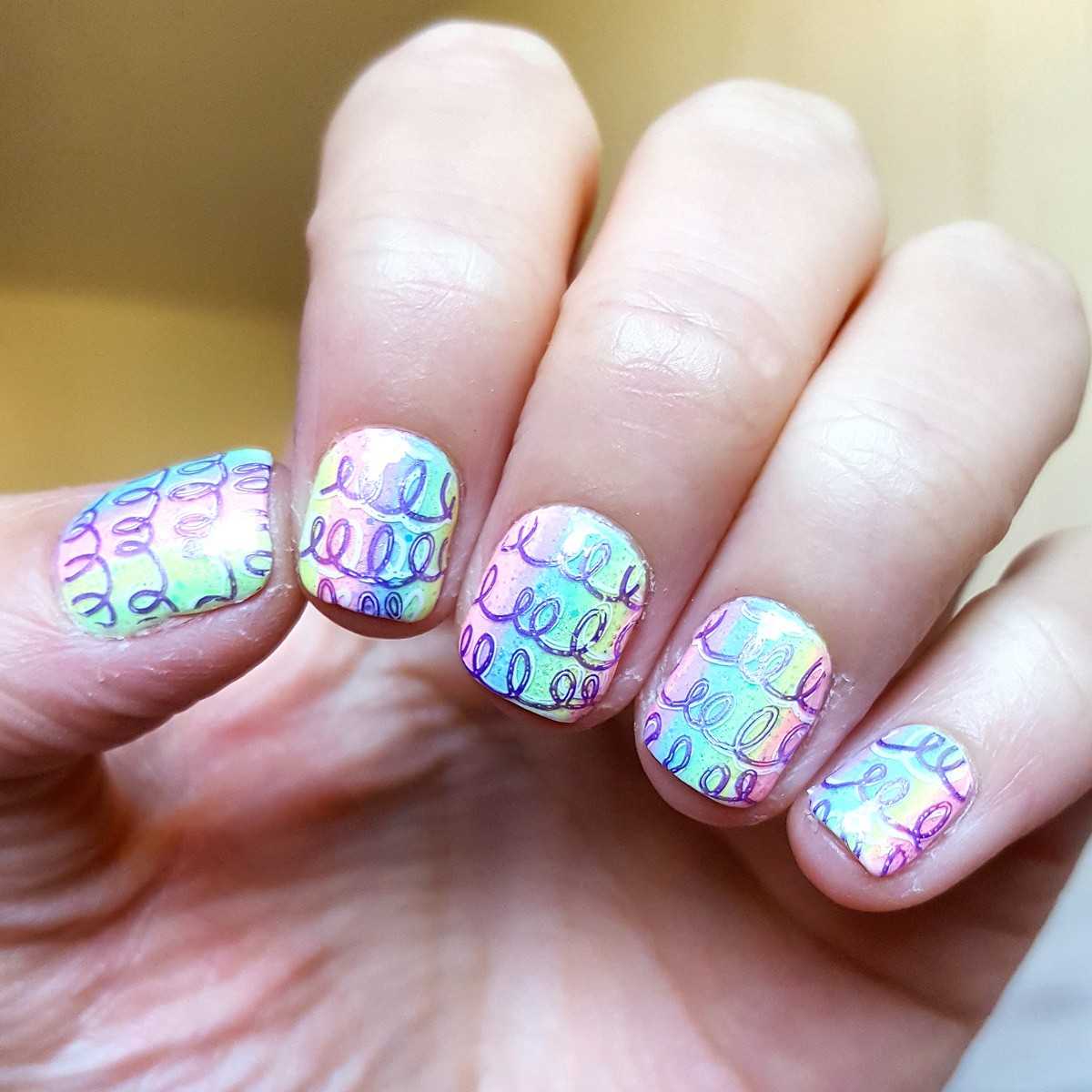 Plaque de Stamping Motifs Intégraux Formes...