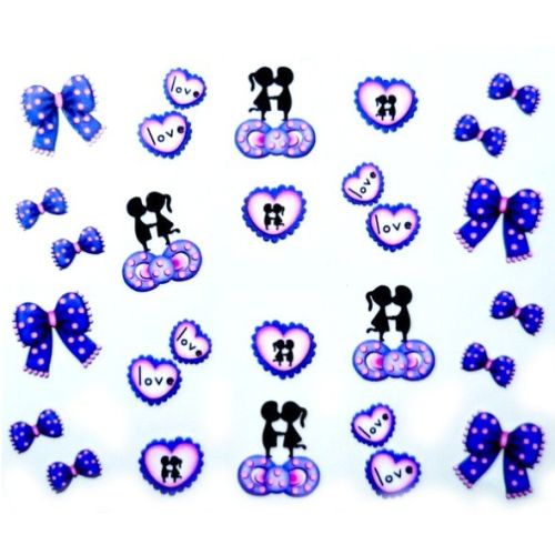 Water Decals Amoureux Love et Cœur