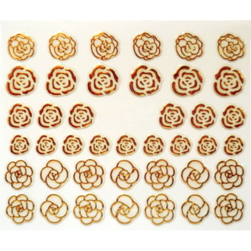 Stickers Roses Dorées