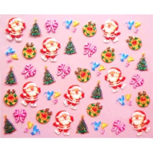 Stickers Père Noël, Sapin et Renne