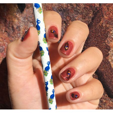 Water Decals Plumes de Paon