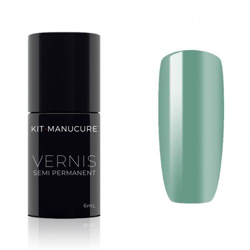 Vernis Semi-Permanent Vert Amande