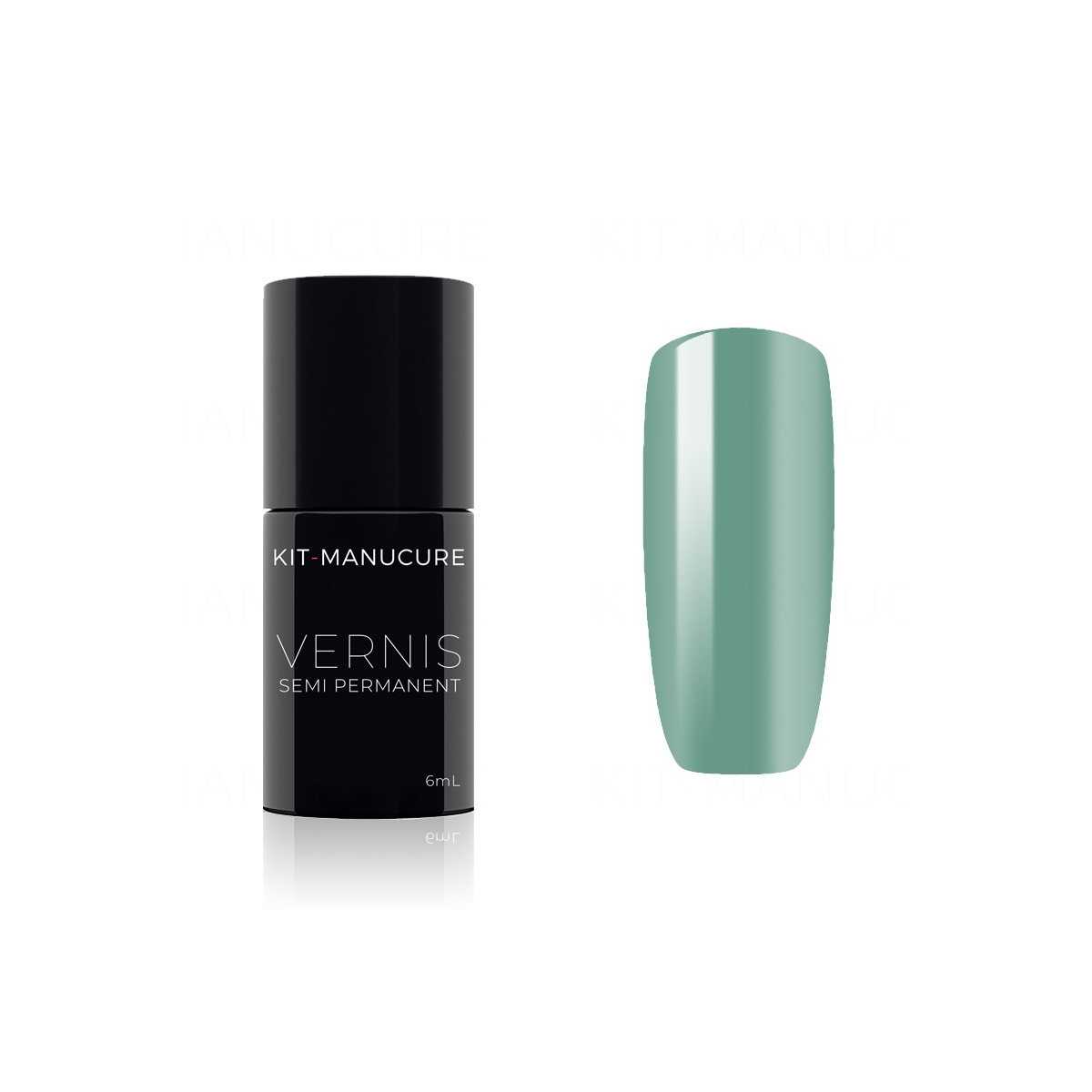 Vernis Semi-Permanent Vert Amande