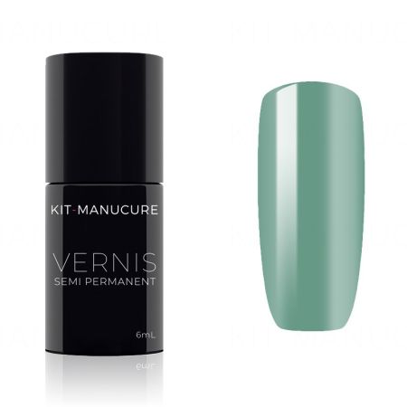 Vernis Semi-Permanent Vert Amande