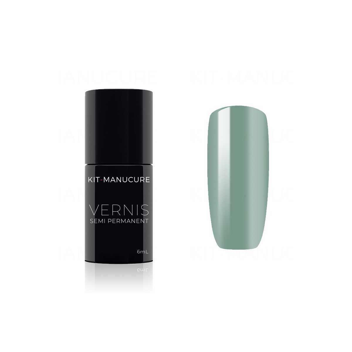 Vernis Semi-Permanent Gris Vert