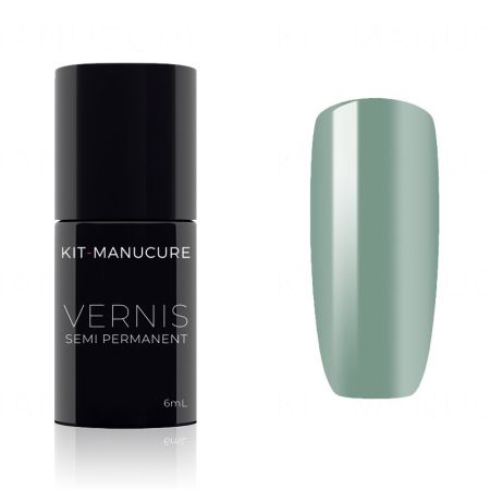Vernis Semi-Permanent Gris Vert