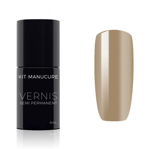 Vernis Semi-Permanent Marron Kaki
