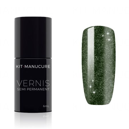Vernis Semi-Permanent Kaki Irisé