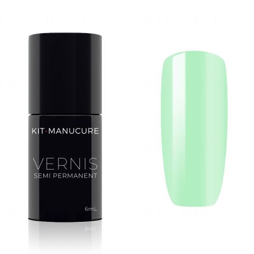 Vernis Semi-Permanent Vert Pastel