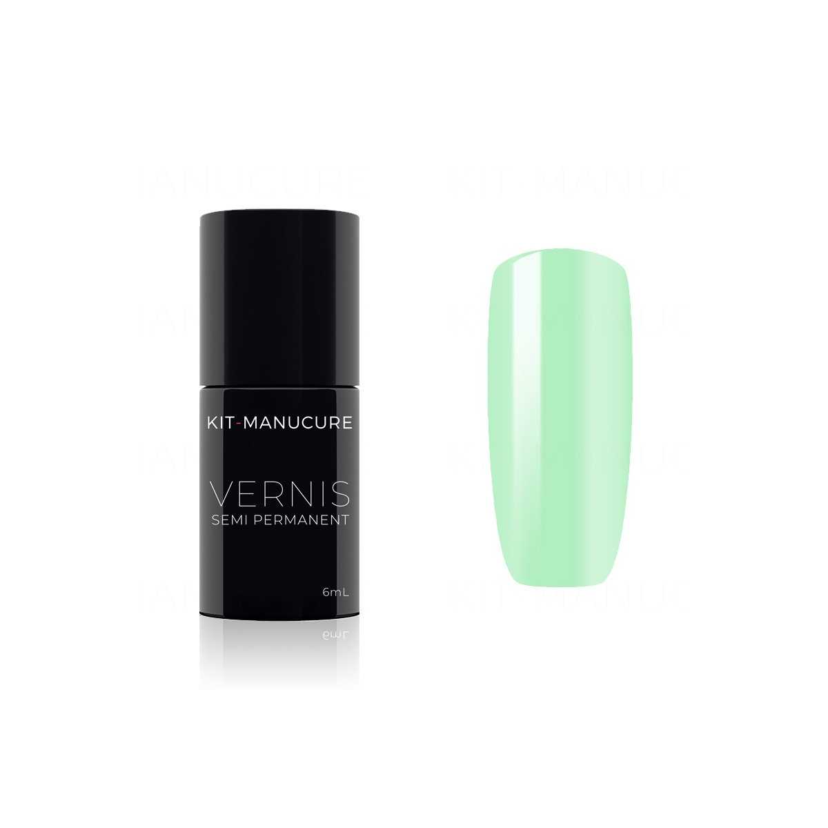 Vernis Semi-Permanent Vert Pastel