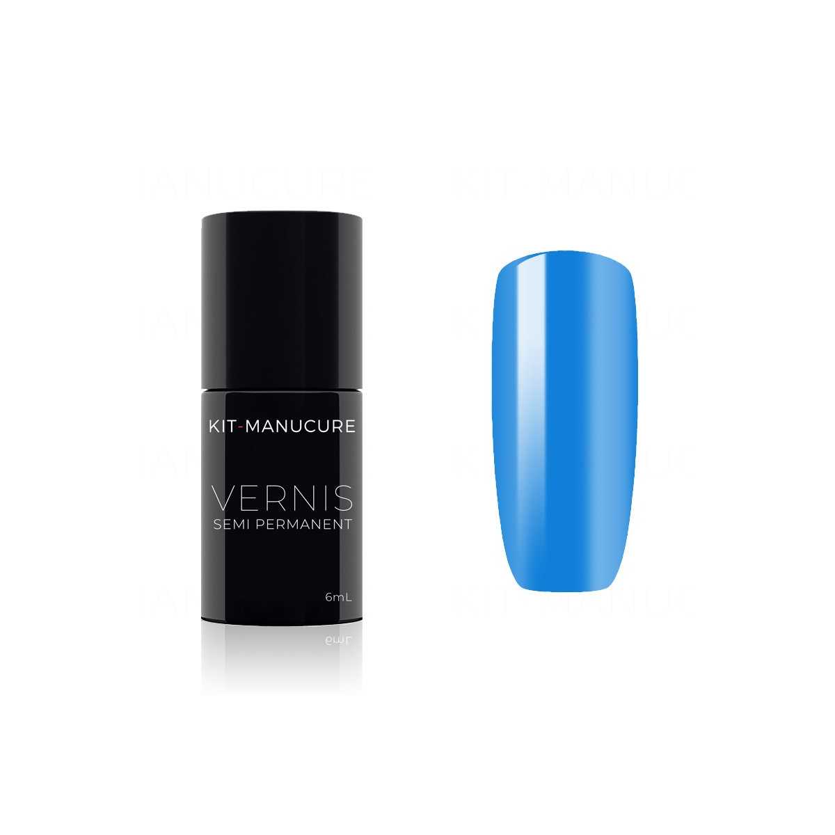 Vernis Semi-Permanent Bleu Azur