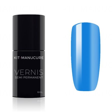 Vernis Semi-Permanent Bleu Azur