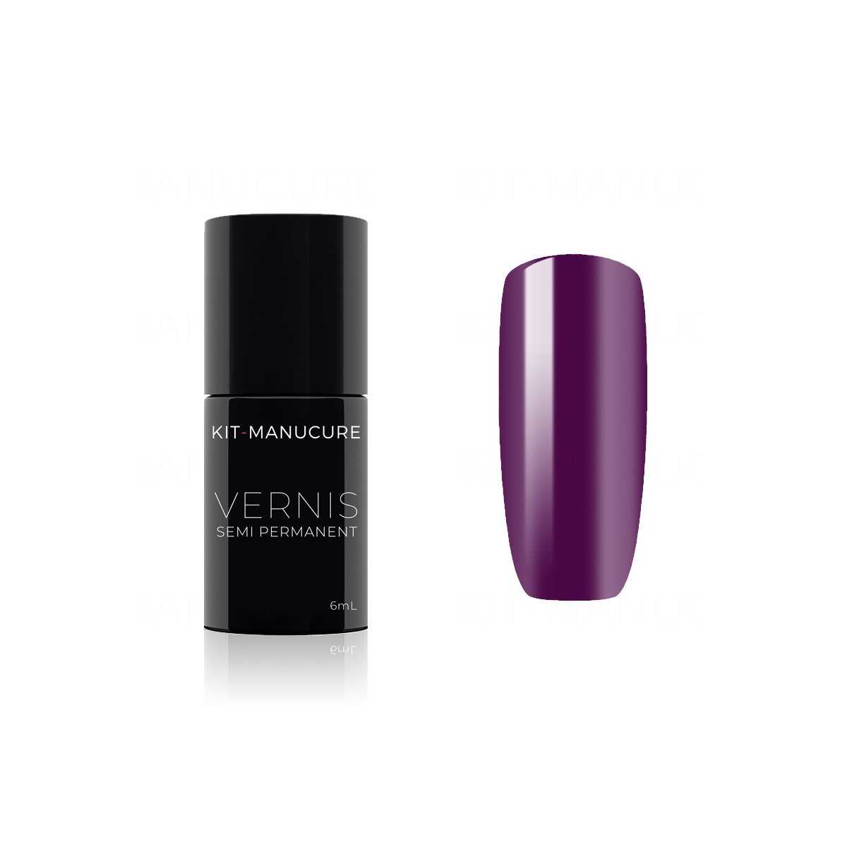 Vernis Semi-Permanent Violet Profond