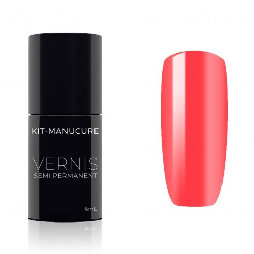 Vernis Semi-Permanent Rouge Acidulé