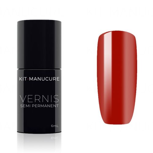 Vernis Semi-Permanent Rouge Carmin