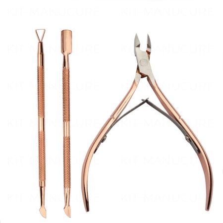 Set d'outils rose gold