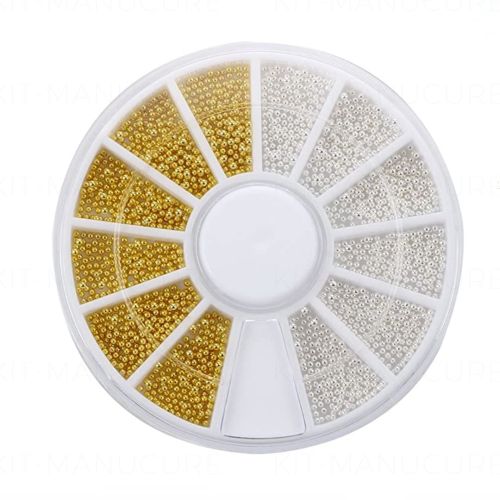 Roue de Micro-Billes argent & or