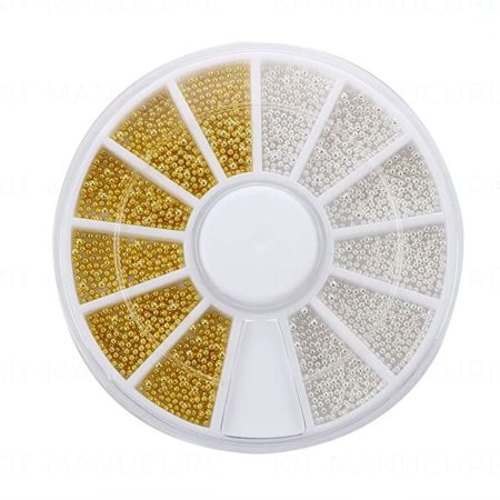 Roue de Micro-Billes argent & or