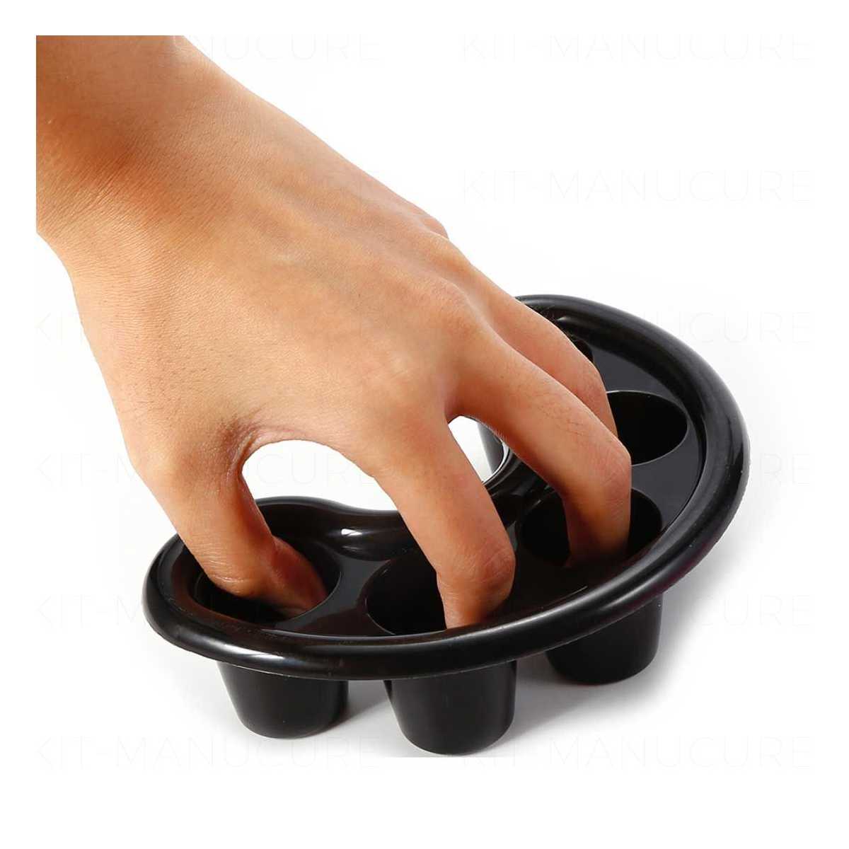 Bol Manucure 5 Doigts - Noir