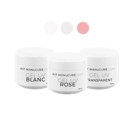 Lot de 3 Gels UV Monophase