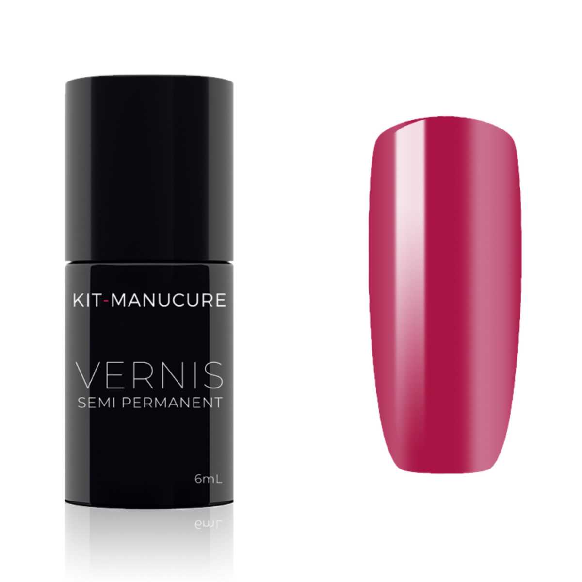 Vernis Semi-Permanent Rose Framboise