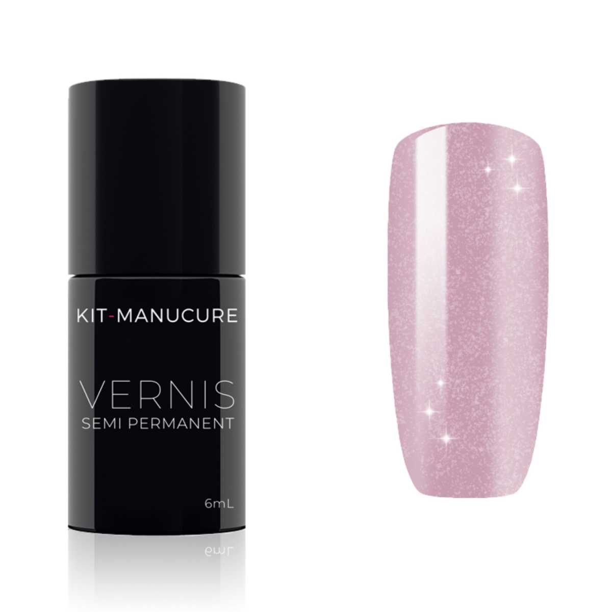 Vernis Semi-Permanent Rose Irisé