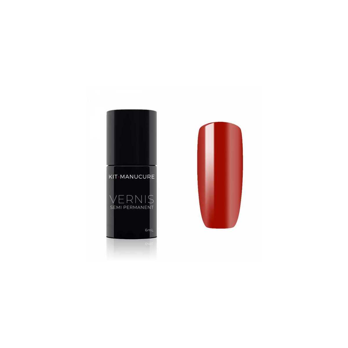 Kit Semi-Permanent 4 Vernis Rouges