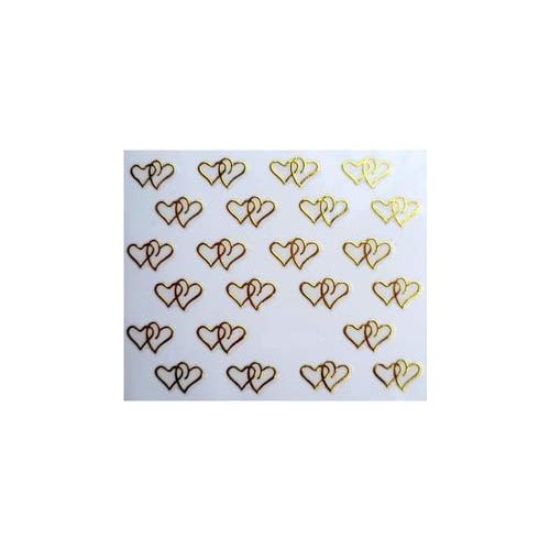 Stickers Cœur - Doré