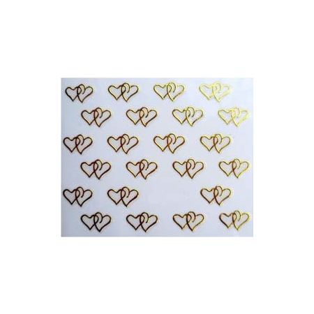 Stickers Cœur - Doré