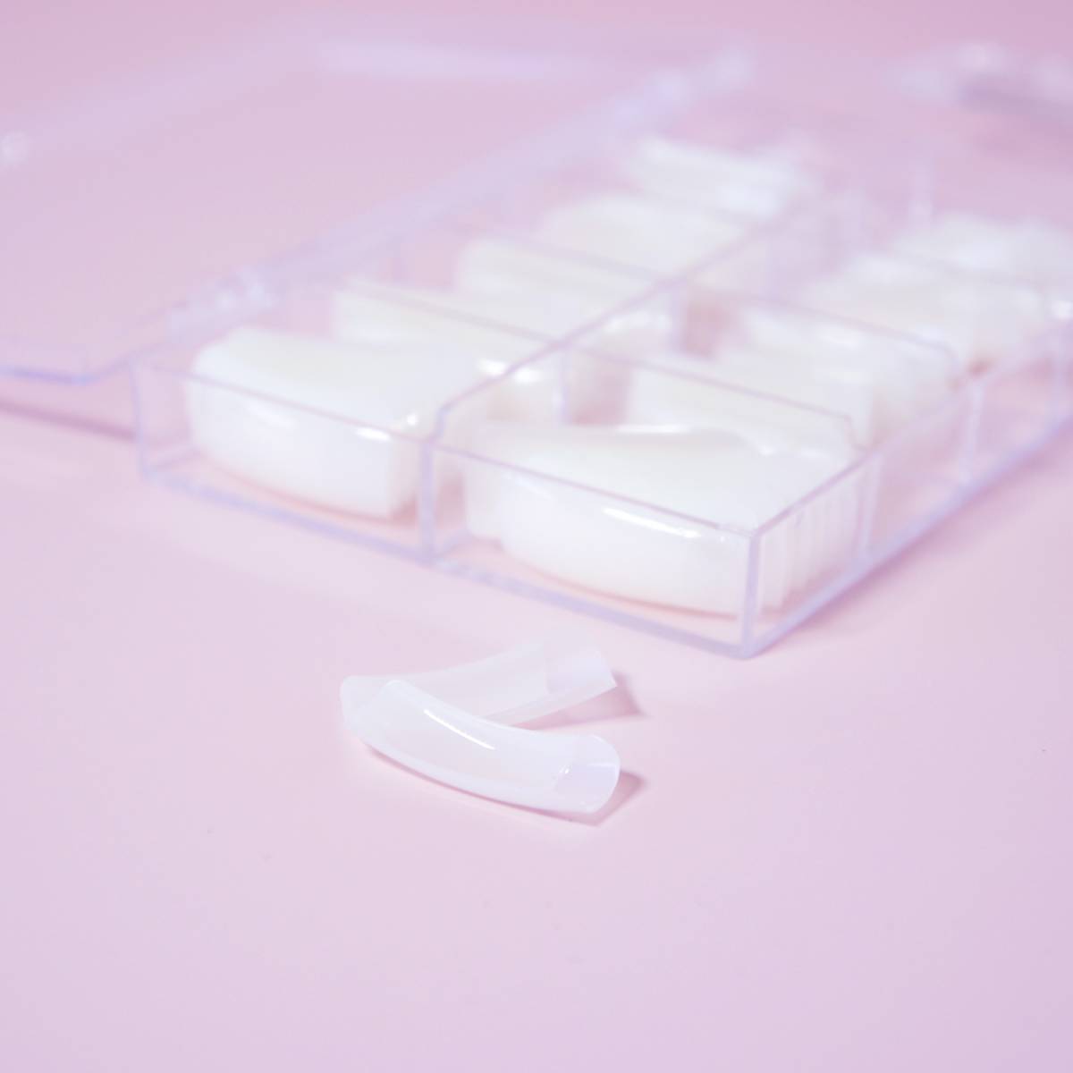 Capsules Faux Ongles Naturelles Grandes...