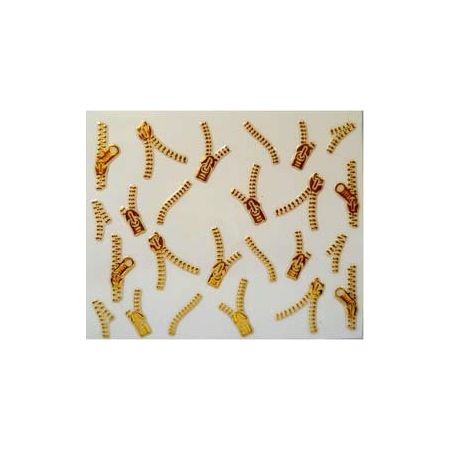 Stickers Zip - Doré