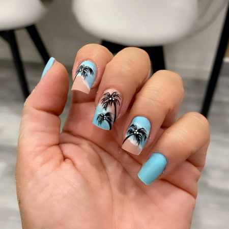 Vernis Semi-Permanent Bleu Clair