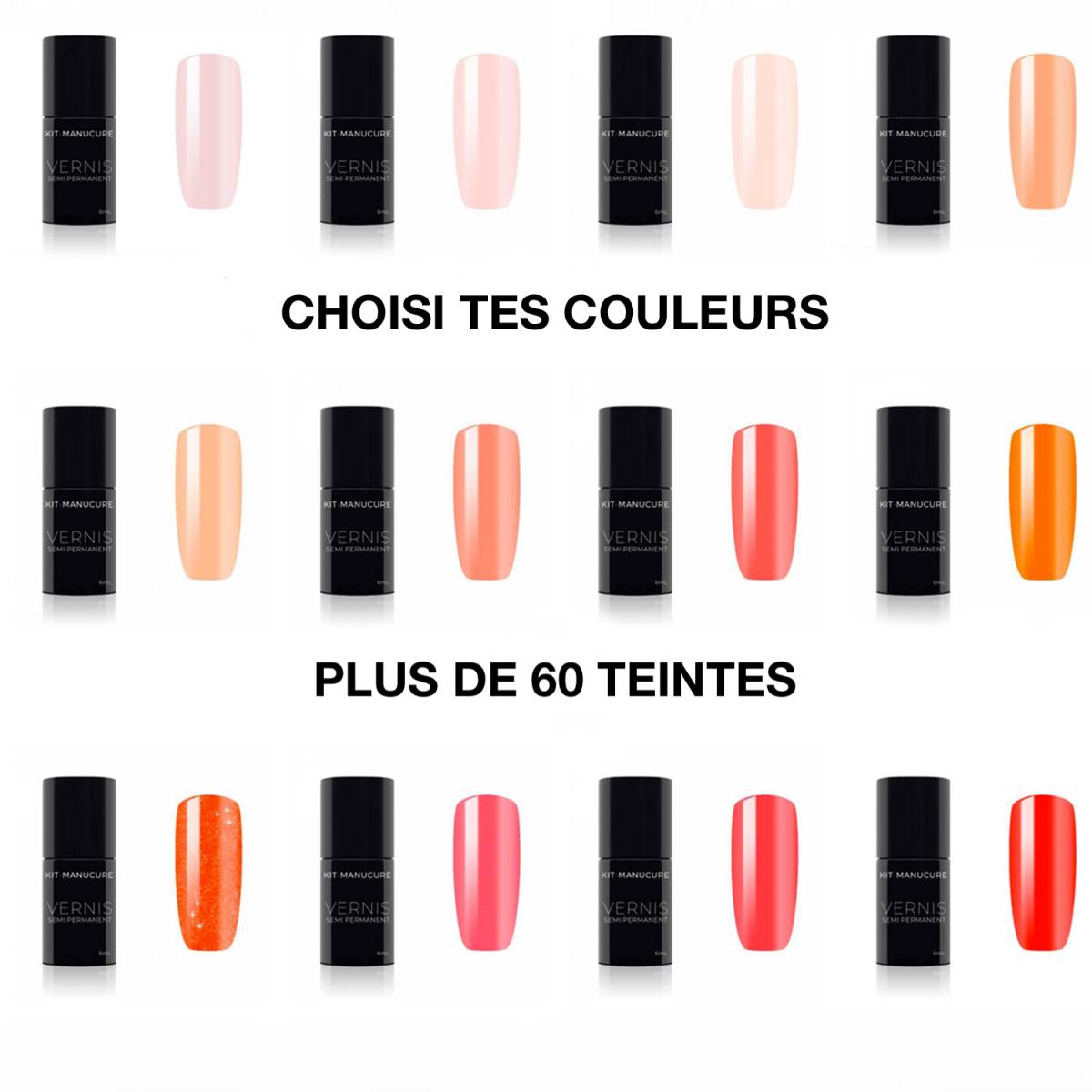 Vernis semi-permanent : 6 kits à adopter pour le poser à la maison : Femme  Actuelle Le MAG