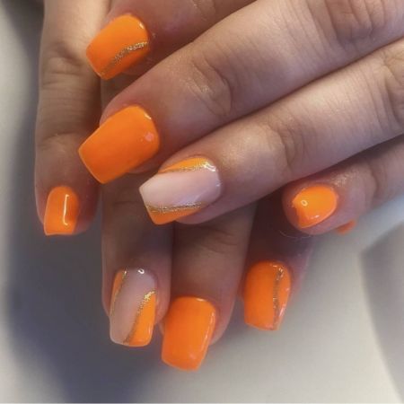 Vernis Semi-Permanent Orange Flashy