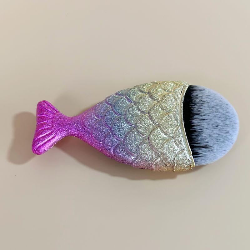 Brosse Dépoussiérante Manucure - Poisson Violet argenté